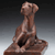 Front, natural bronze